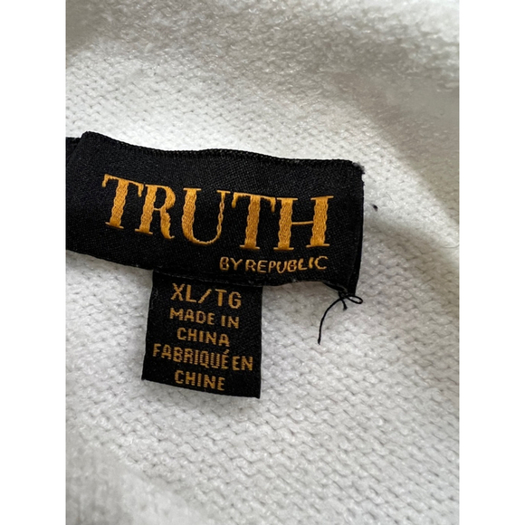 Truth by Republic Sweater XL White/Navy‎ - Picture 4 of 6